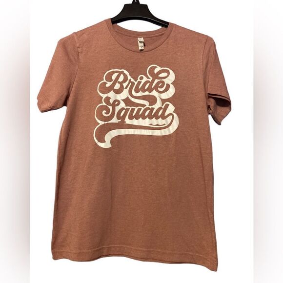 Bride squad canvas T-shirt size medium - Picture 1 of 2